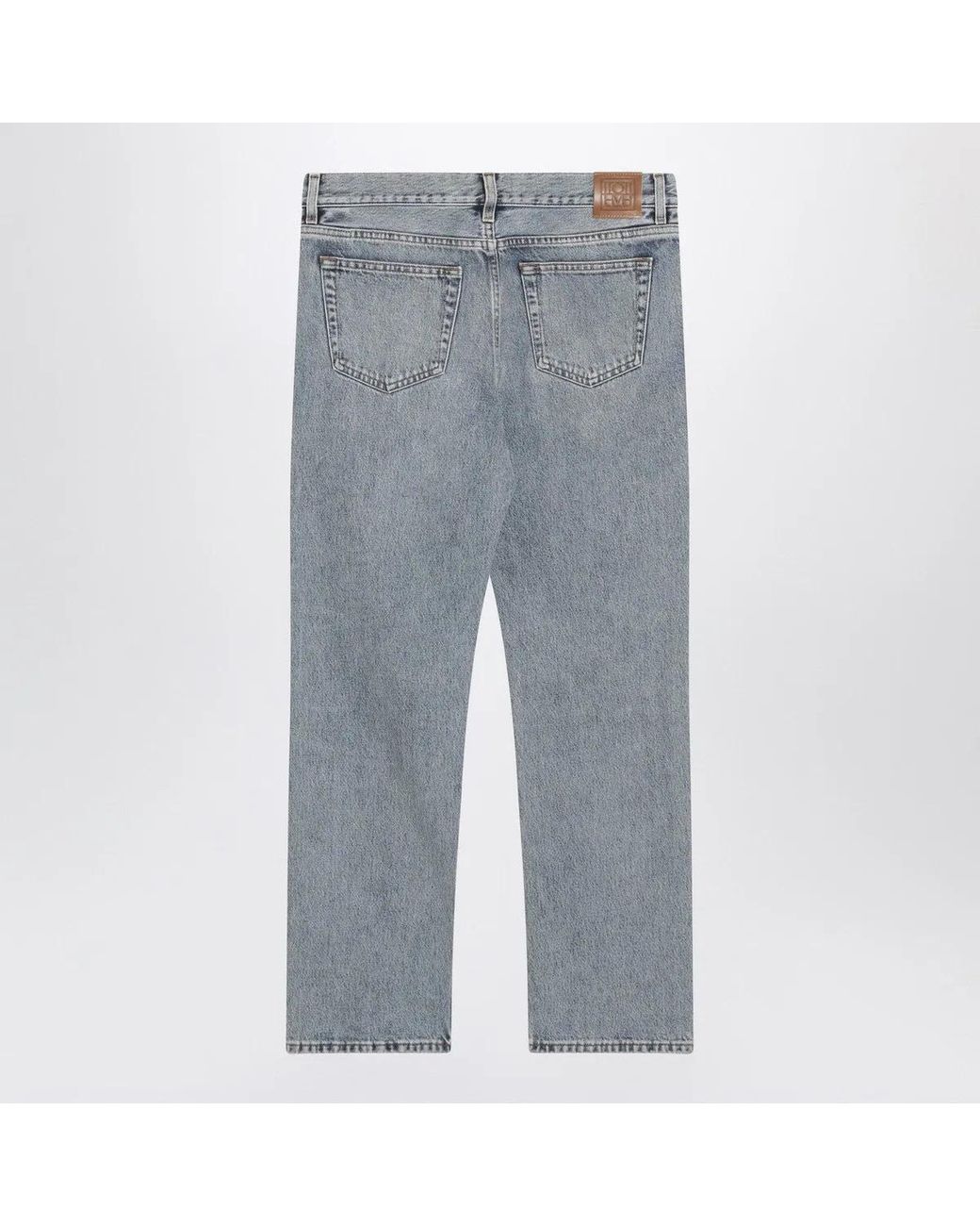 Totême Blue Low Straight Denim Jeans