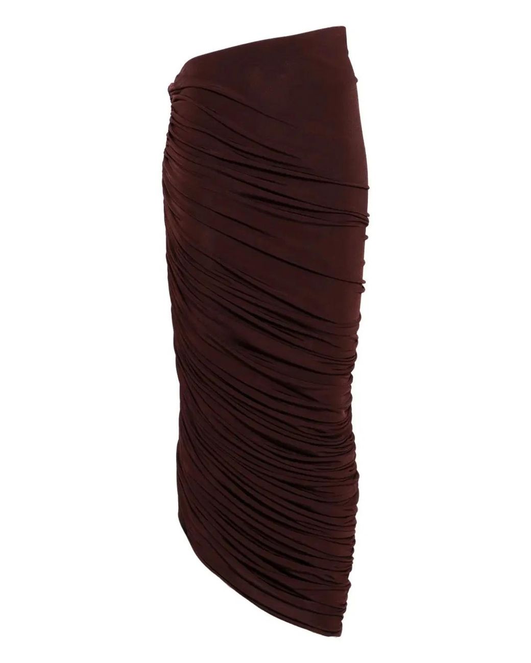 Magda Butrym Purple Asymmetric Maxi Skirt