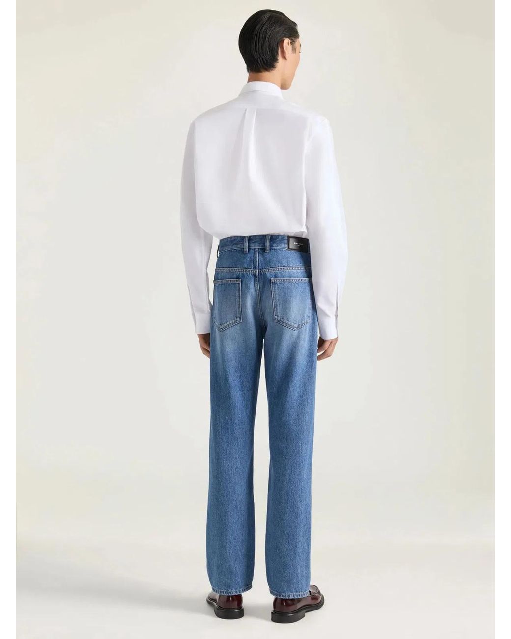Givenchy White Classic Fit Ls Shirt for men