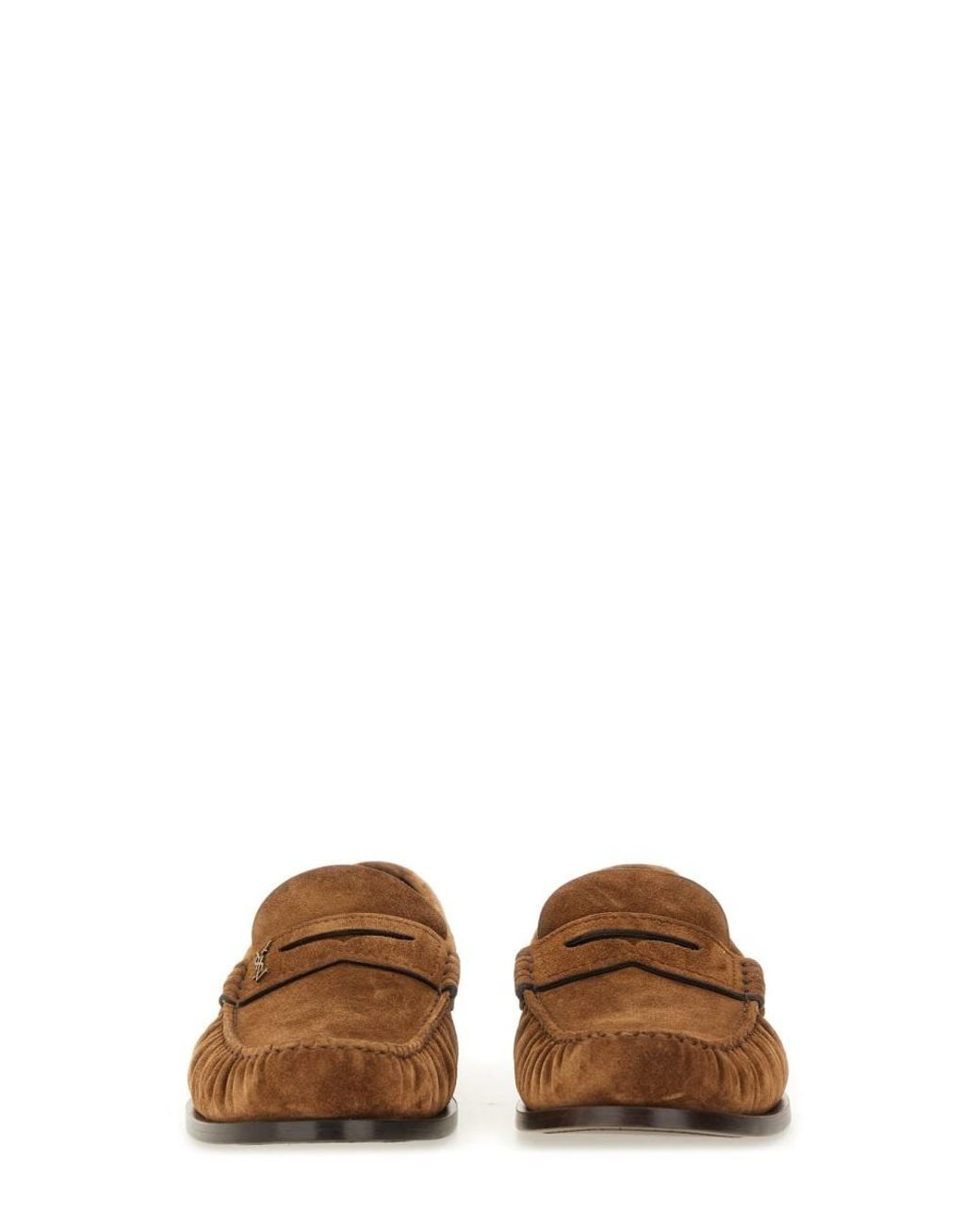 Saint Laurent Brown Mocassino "Laurent" for men