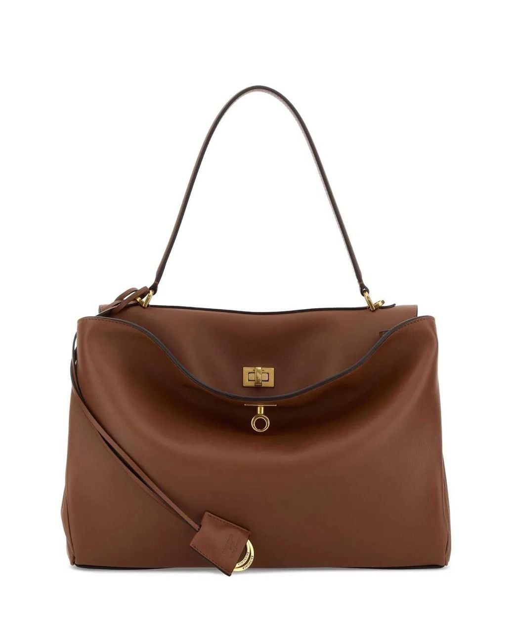 Balenciaga Brown Rodeo Top Handle M
