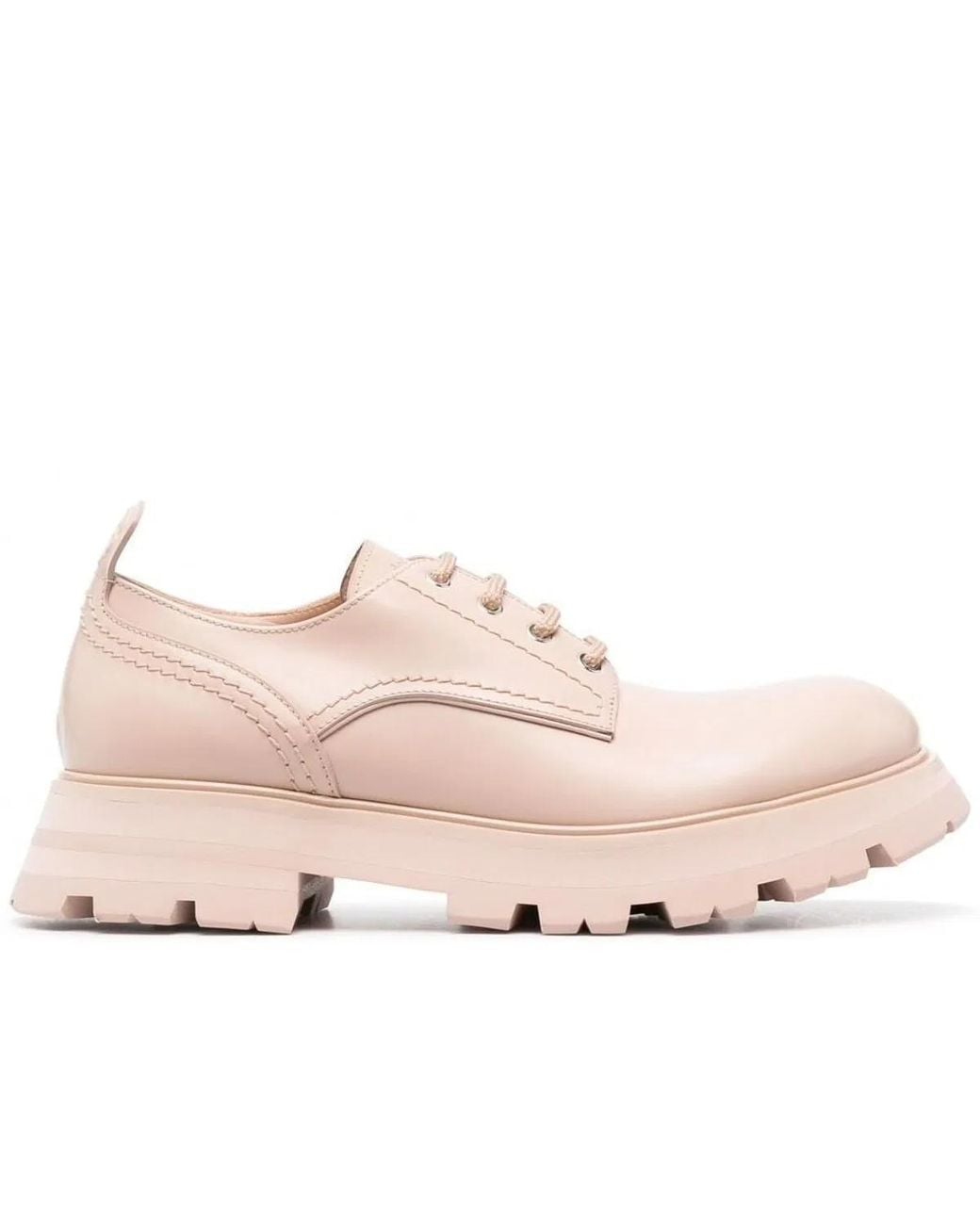 McQueen Pink Wander Lace-Up Shoes