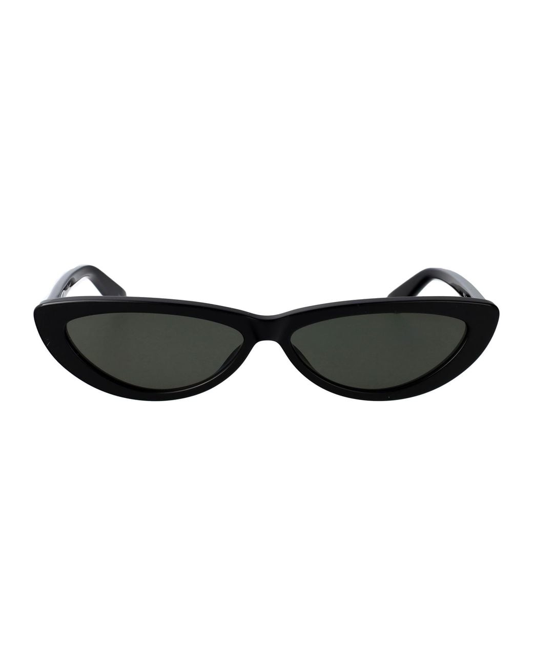 McQueen Black Recycled Acetate Sunglasses