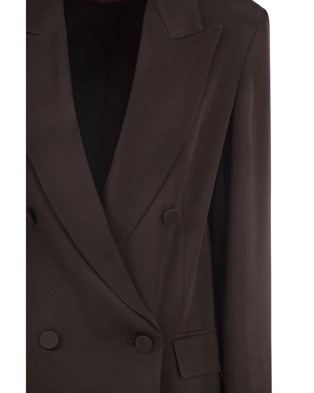 Max Mara Black Msearca – Double-Breasted Blazer