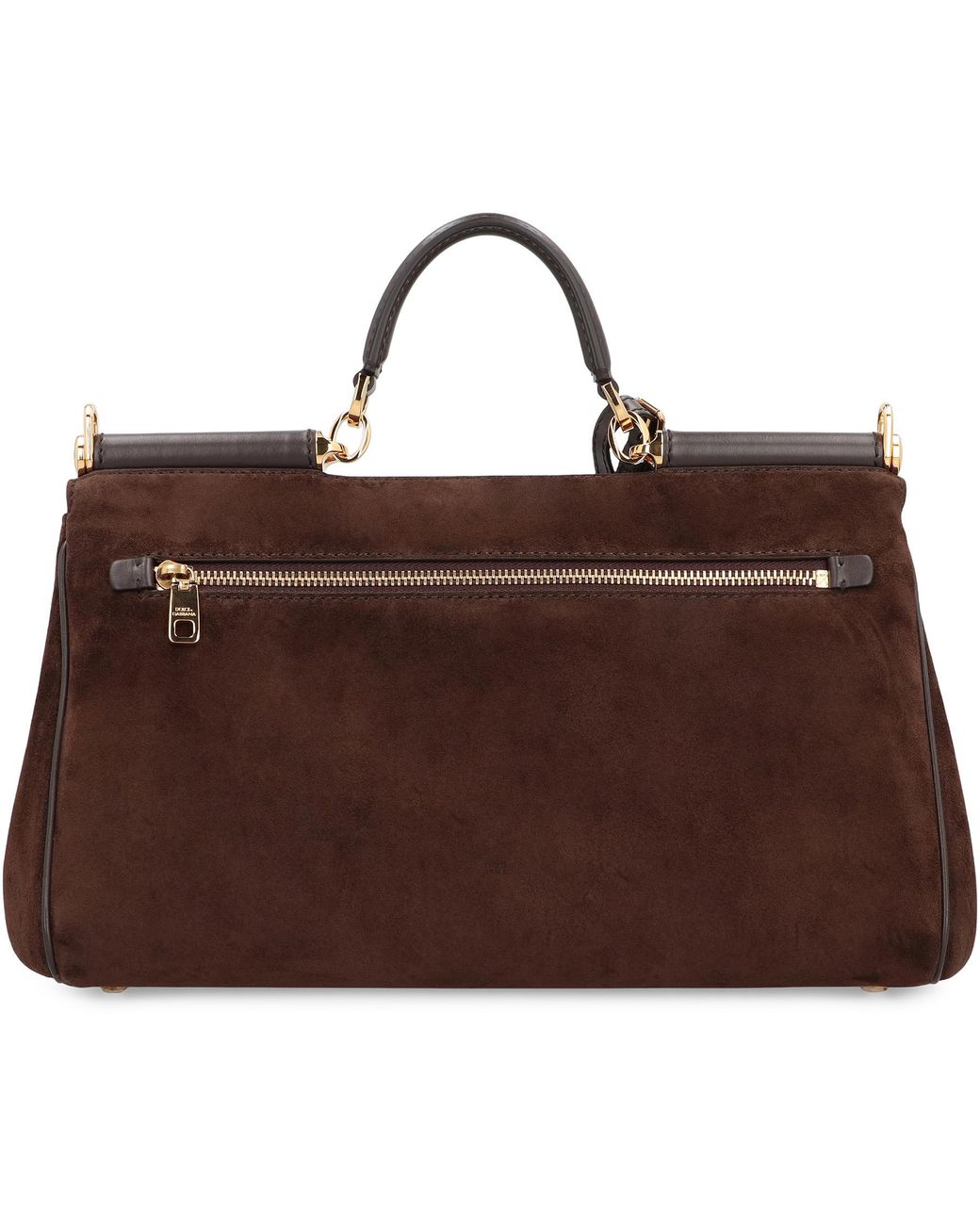 Dolce & Gabbana Brown Dolce & Gabbana My Sicily Suede Handbag