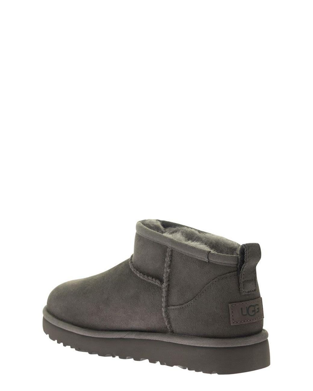 Ugg Gray Classic Ultra Mini