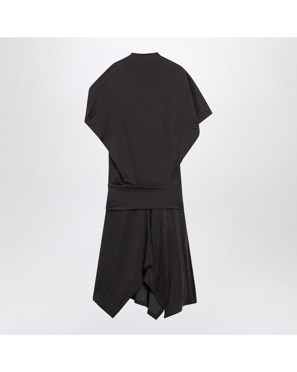 Lemaire Black Twisted Mini Dress