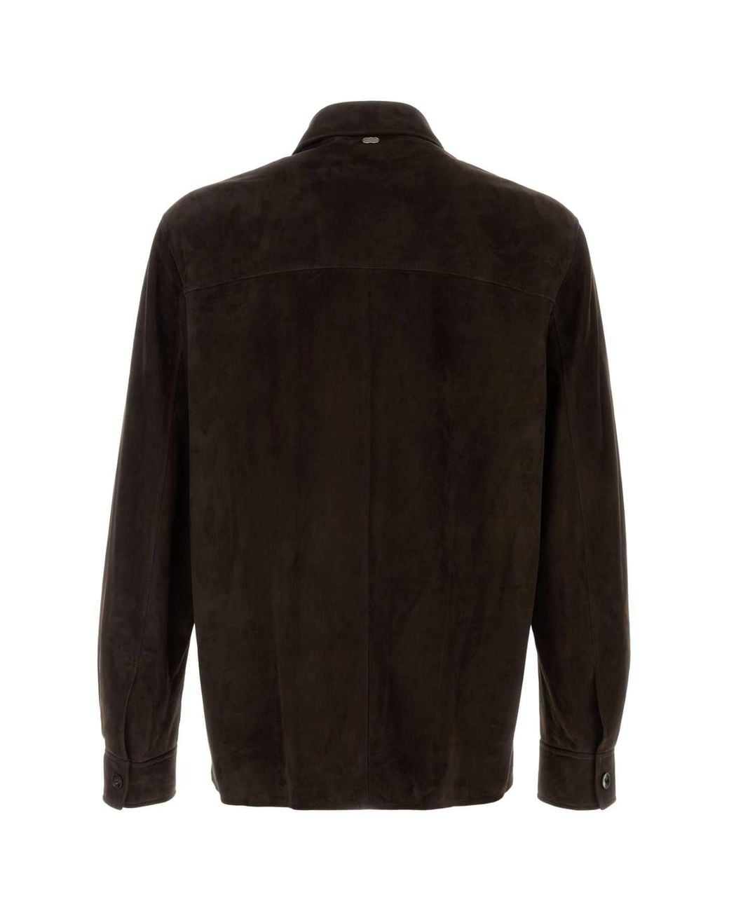 Agnona Black Utility Overshirt for men