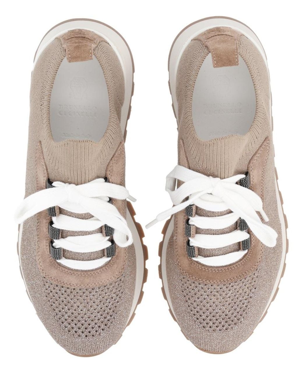 Brunello Cucinelli Natural Sneaker "Runner"