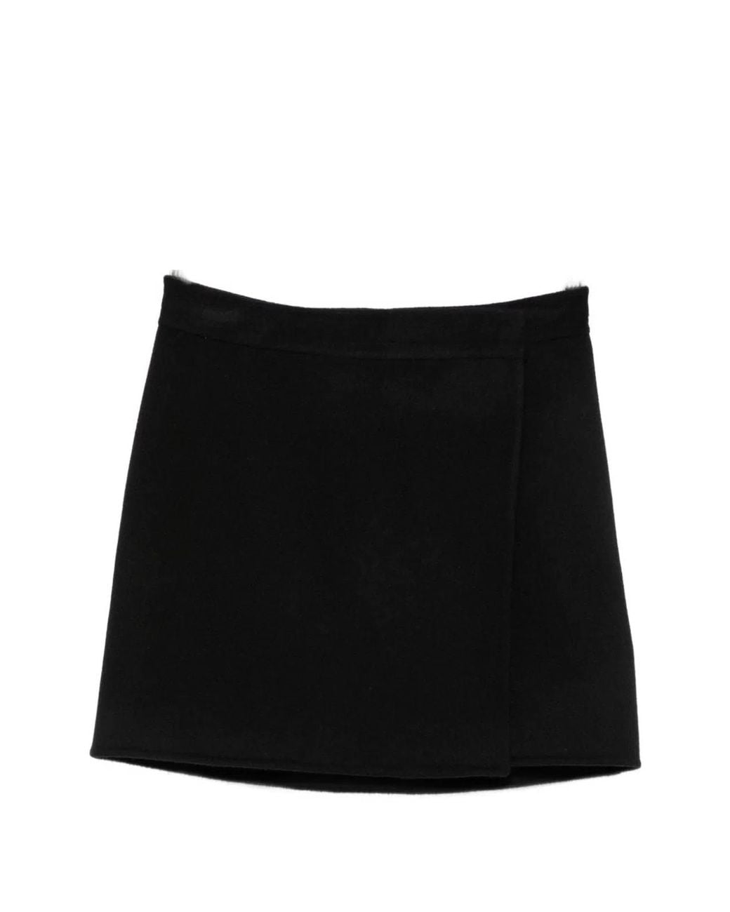 Semicouture Black June Wool Skirt