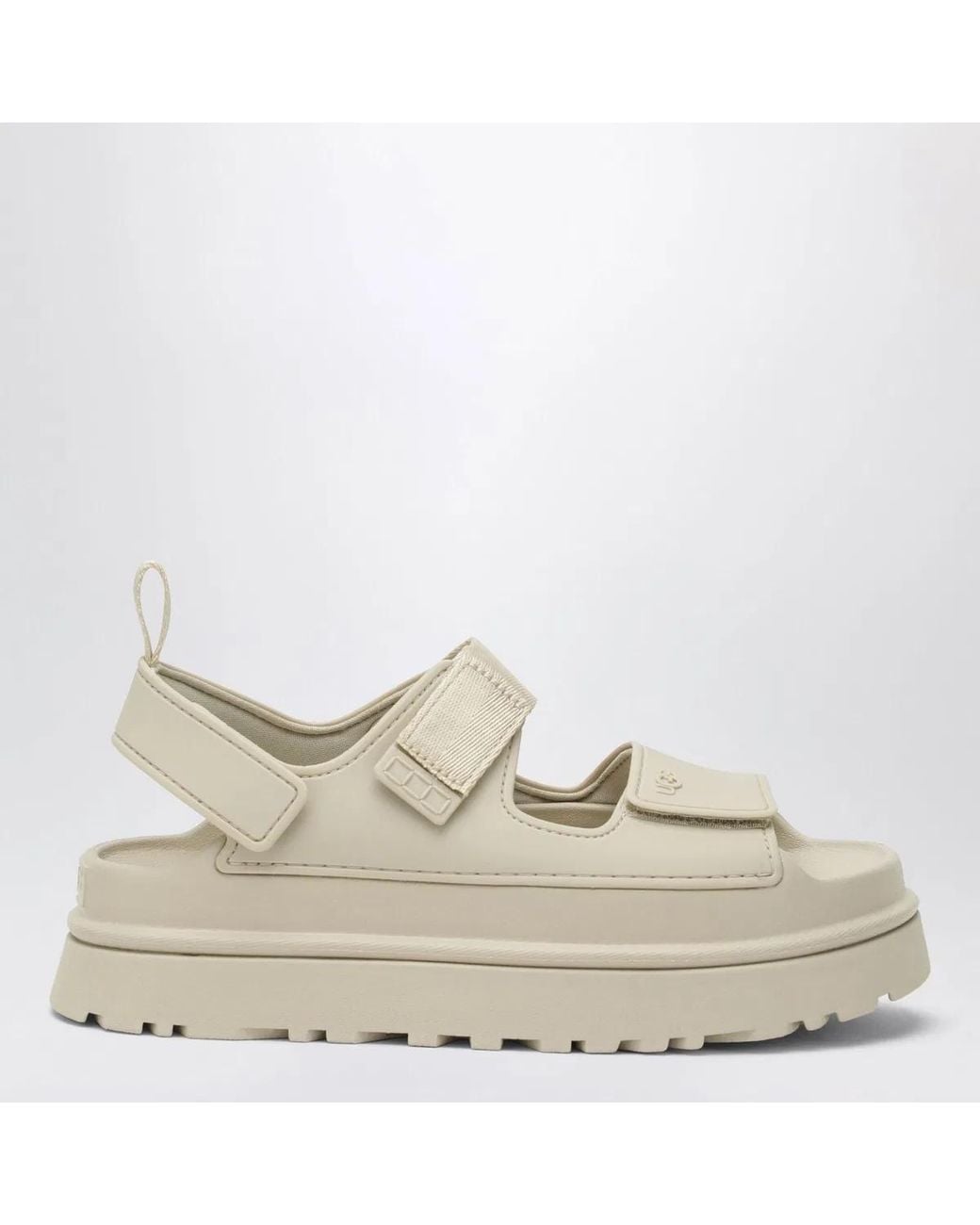 Ugg White Goldenglow Platform Eva Sandals