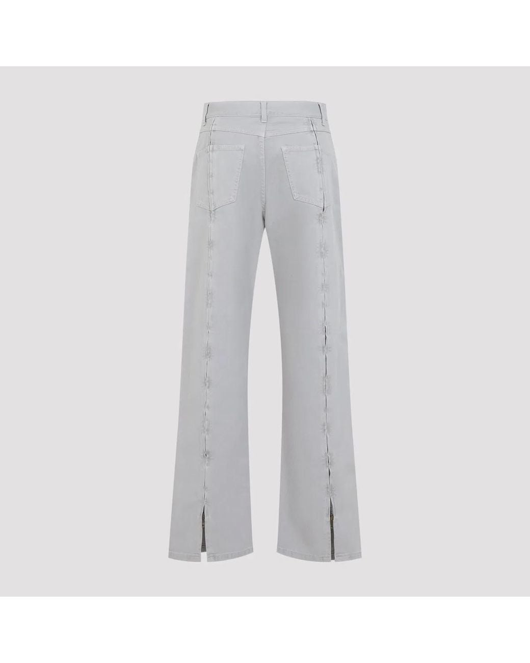 Phoebe Philo Gray Early Zip Jeans