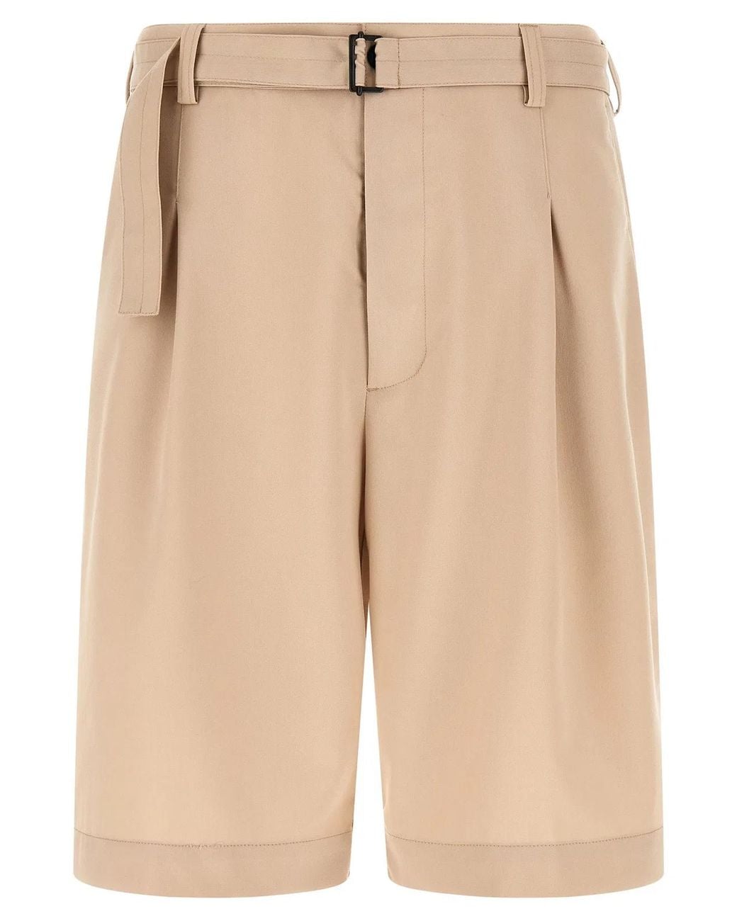 Cellar Door Natural 'Viper' Bermuda Shorts for men