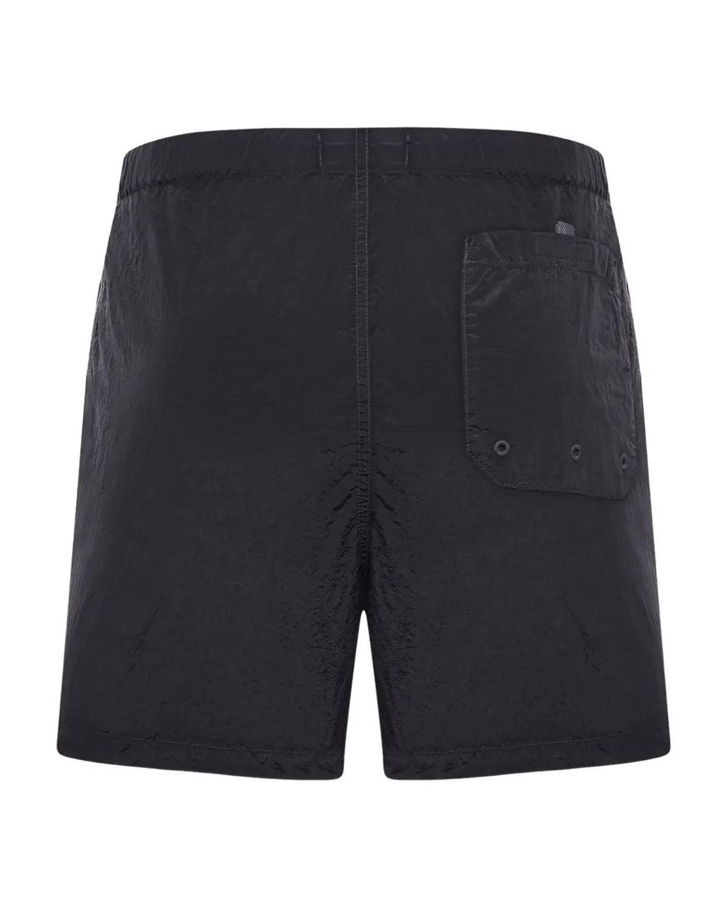 Stone Island Blue Adjustable Drawstring Swimsuit for men