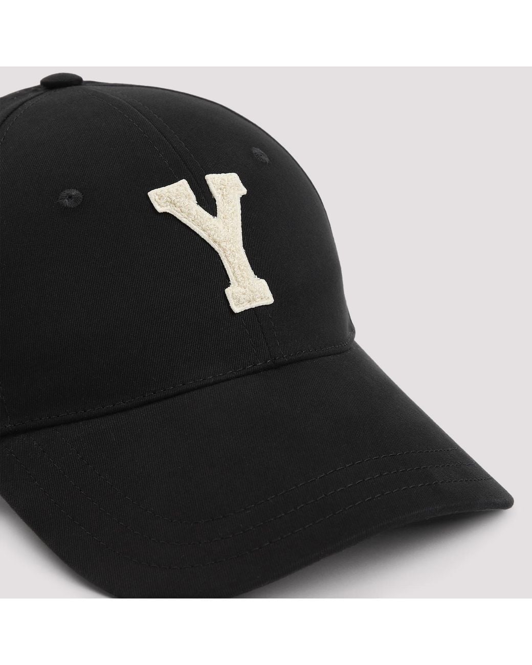 Saint Laurent Black Cap With Visor