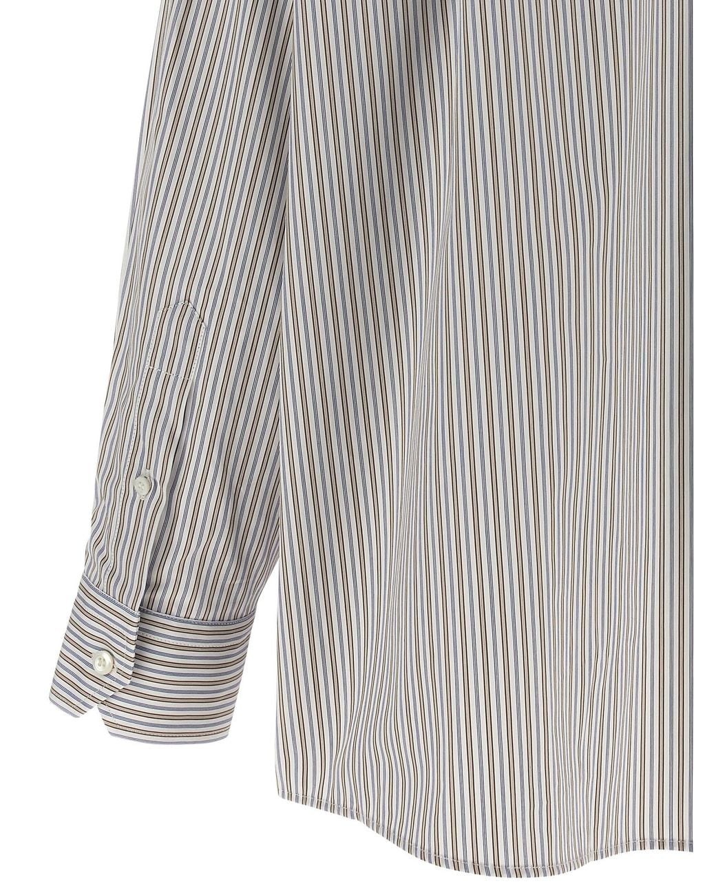 Prada Gray Cotton Blouse