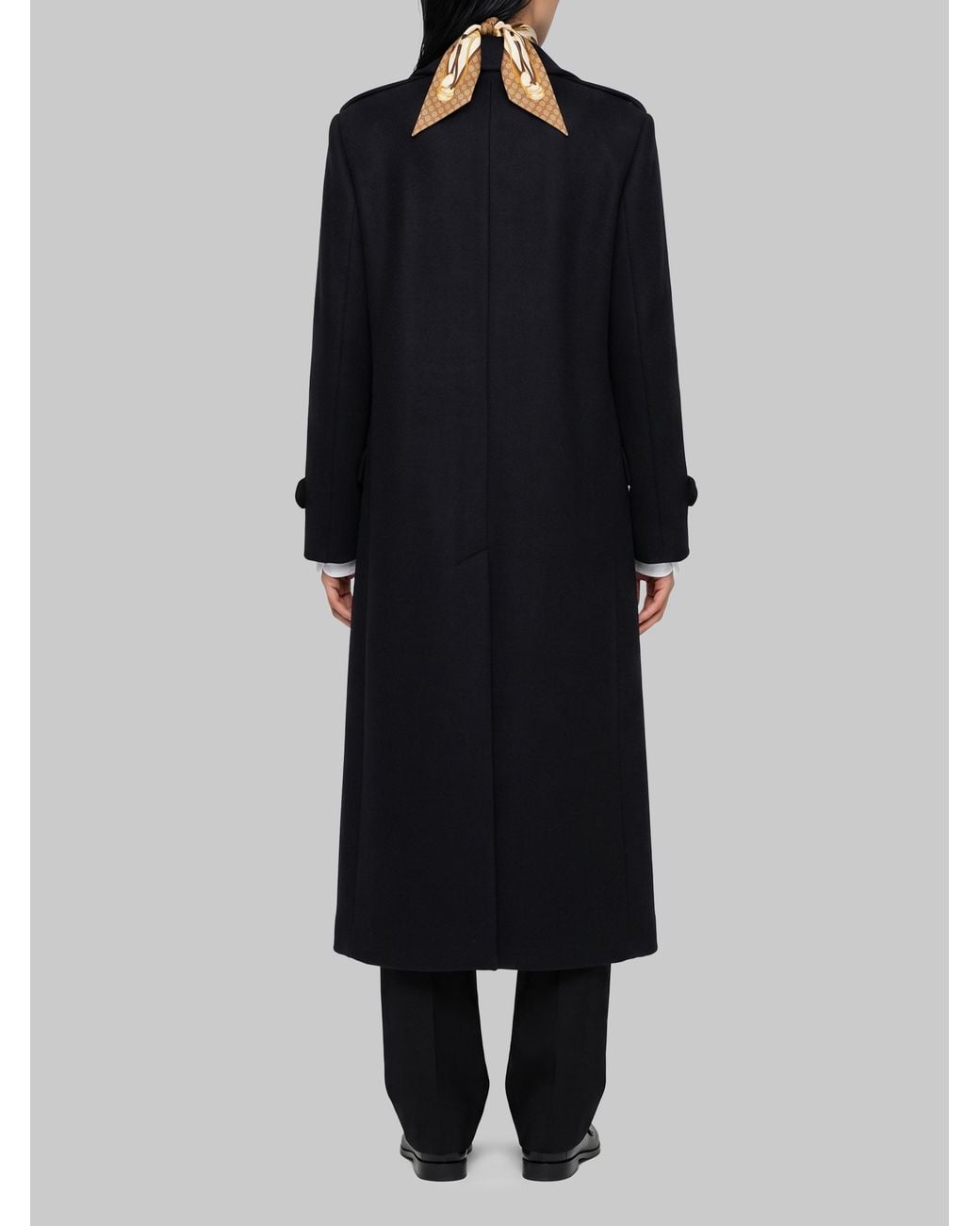SUTTON NEW YORK Black Double-Breasted Coat