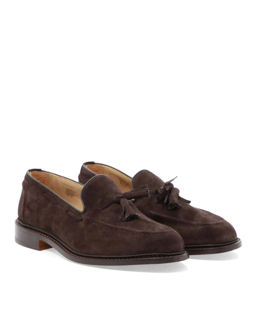 Tricker's Brown Leather Loafers for men