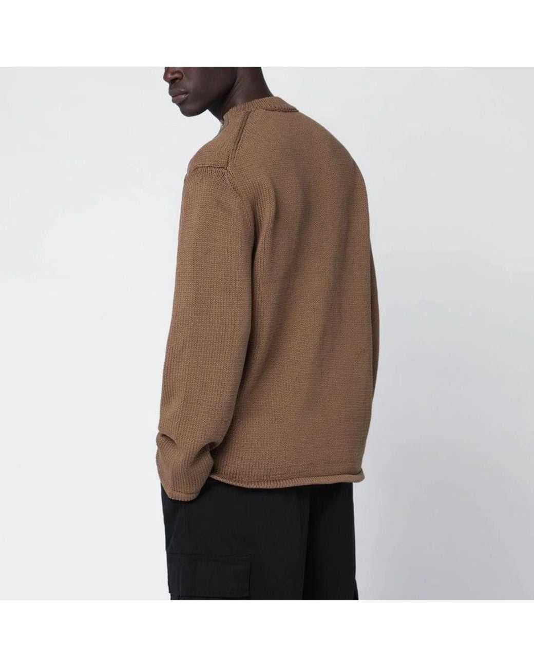 OAMC Brown Dark Cotton Sweater for men