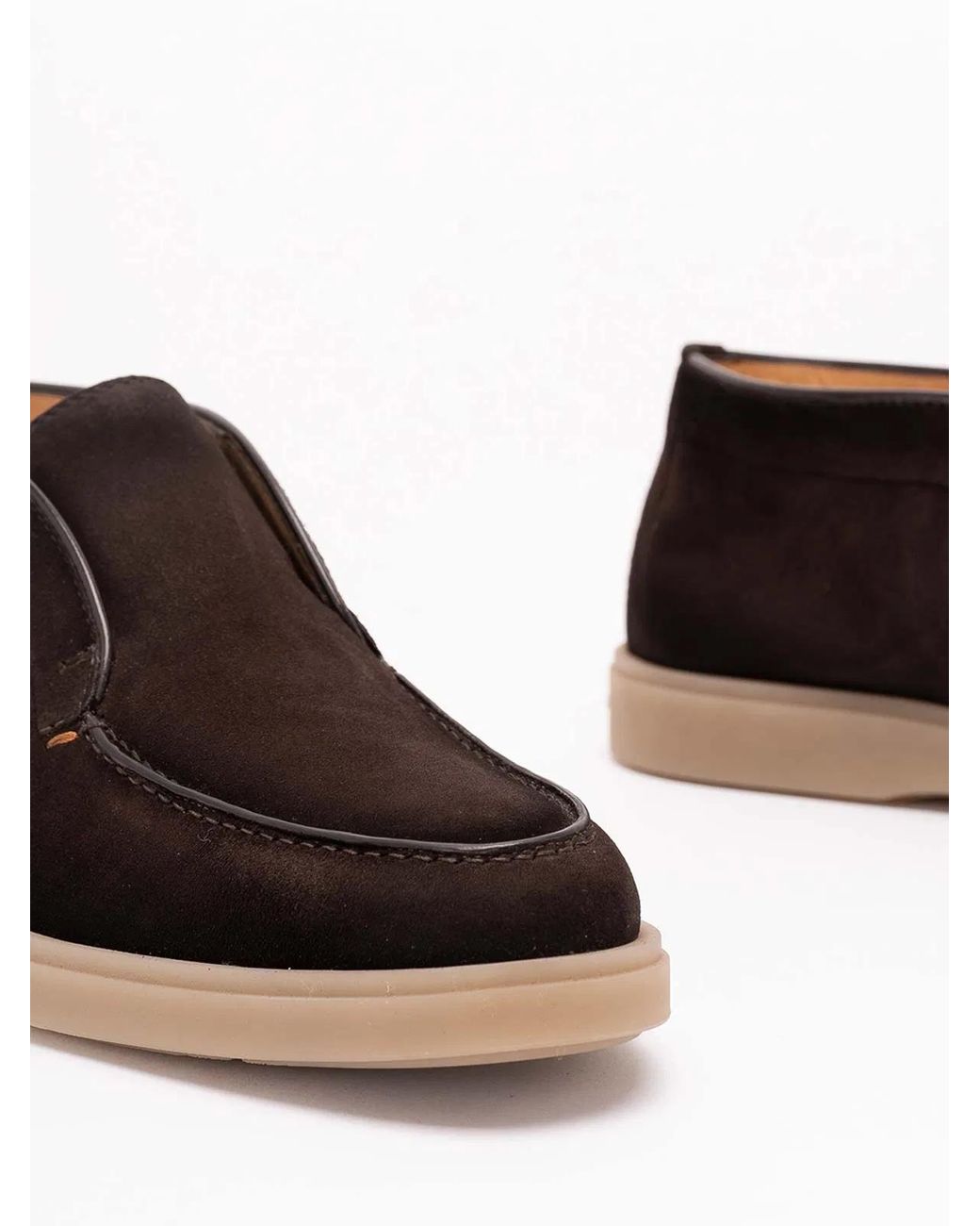 Santoni Brown 'Digits' Lace Up for men