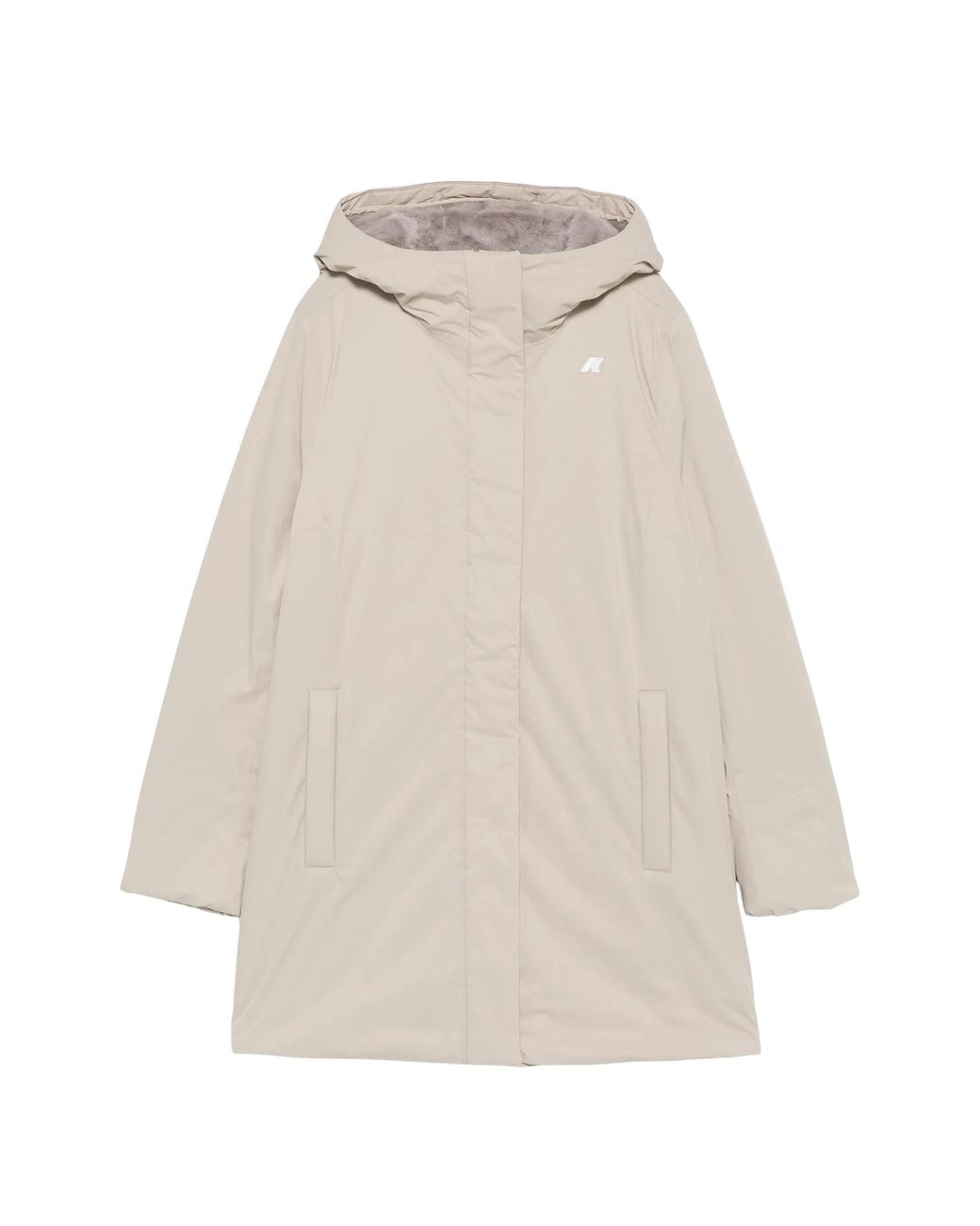 K-Way White Sophie Twill Soft Beaver