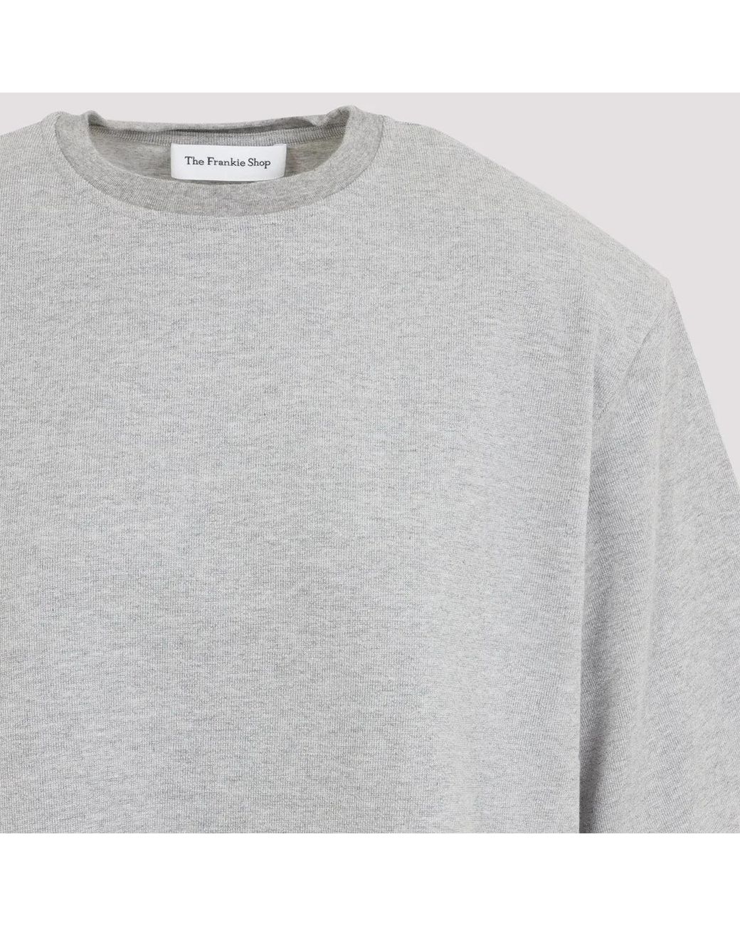 Frankie Shop Blue Melange Hugo Padded T-Shirt