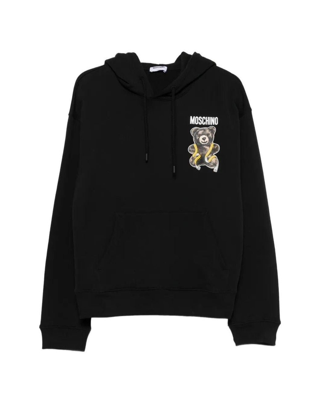 Moschino Couture Black Moschino Teddy Bear Hoodie for men
