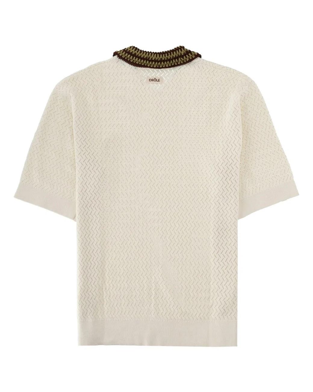 Drole de Monsieur Natural Polo "Maille A Journé D Miroir" for men