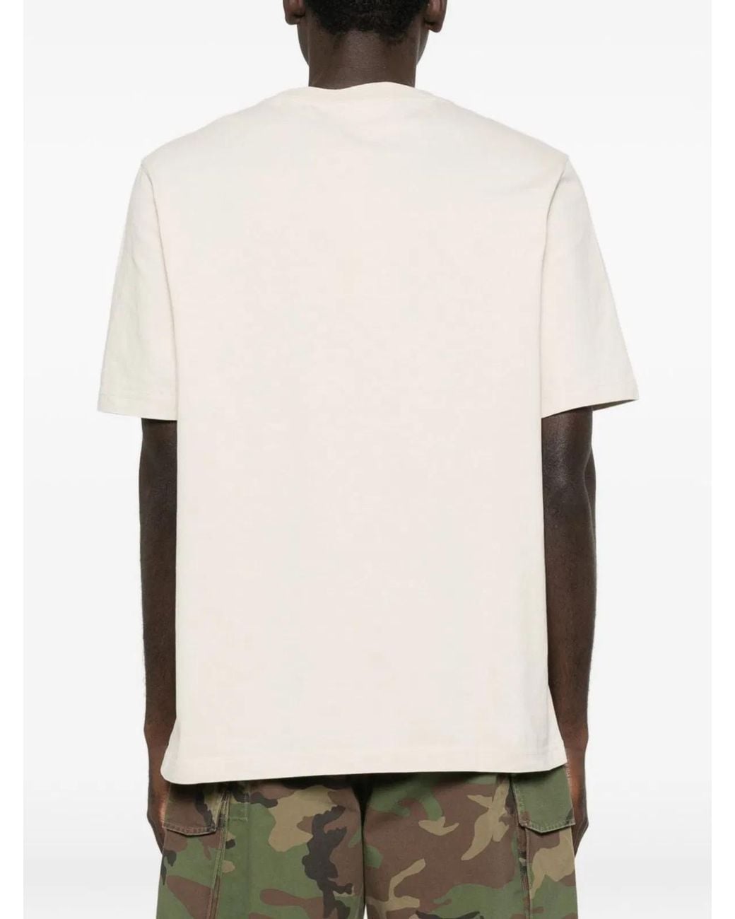 Maison Kitsuné White Maison Kitsuné Handwriting Comfort Tee S for men