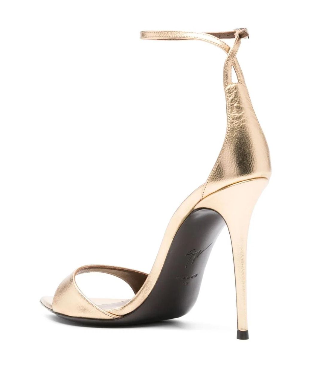 Giuseppe Zanotti Metallic Intriigo Leather Sandals