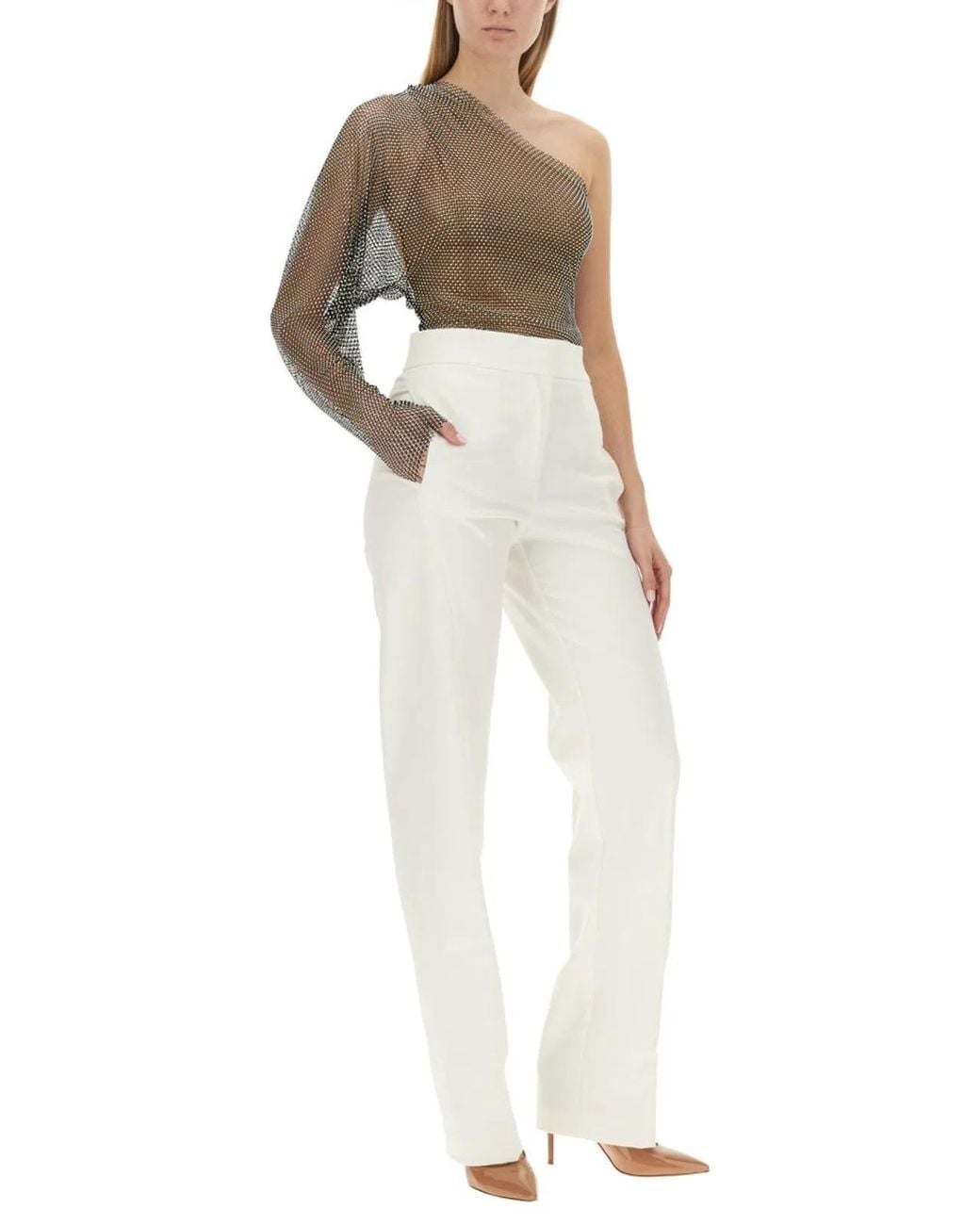 Genny White One-Piece Top