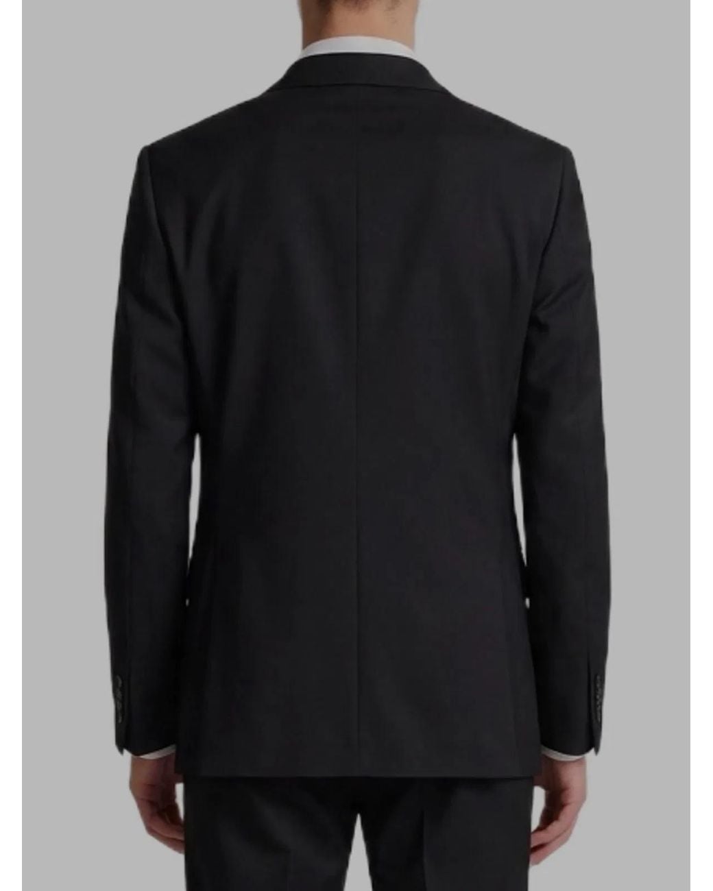 Lardini Black Feeling Double-Breasted Dress for men