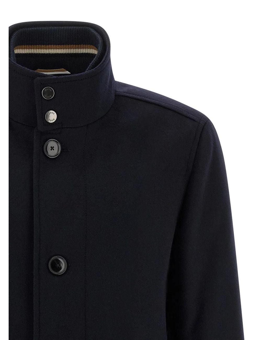 Boss Blue 'H-Coxtan-234' Coat for men