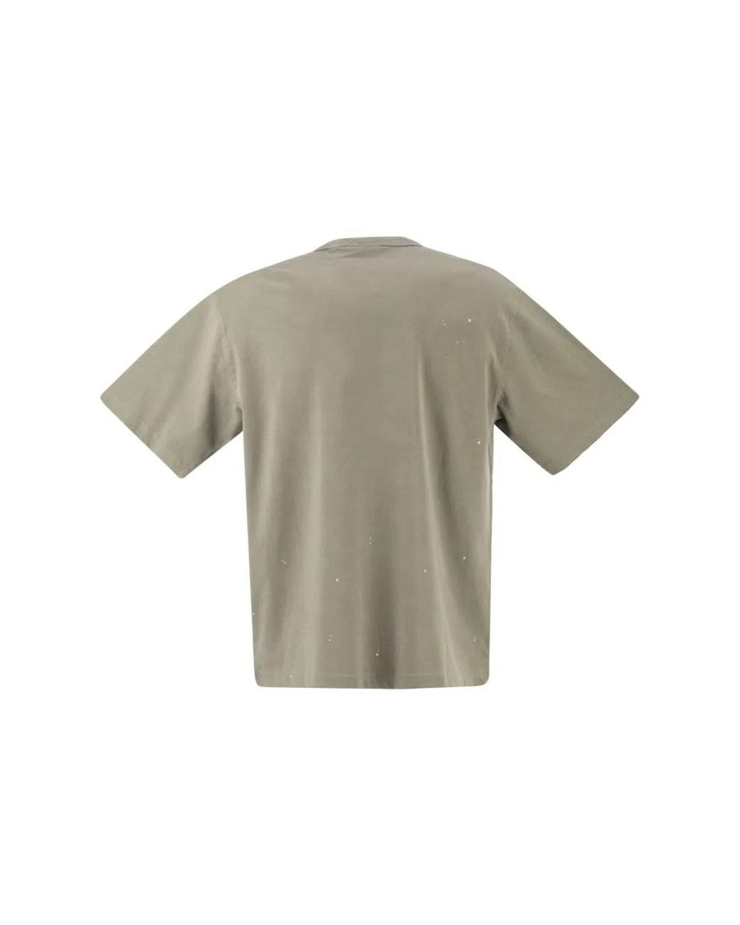 Carhartt Gray Organic Cotton T-Shirt With Spray Effect Logo