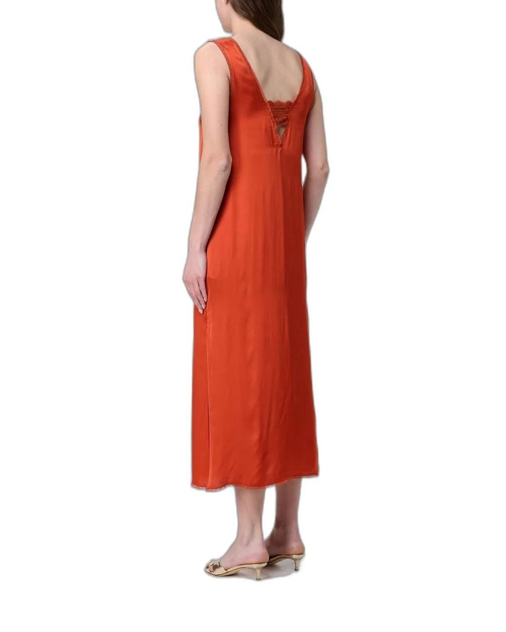 Zadig & Voltaire Red Zadig&Voltaire Renzo Satin Slip Dress