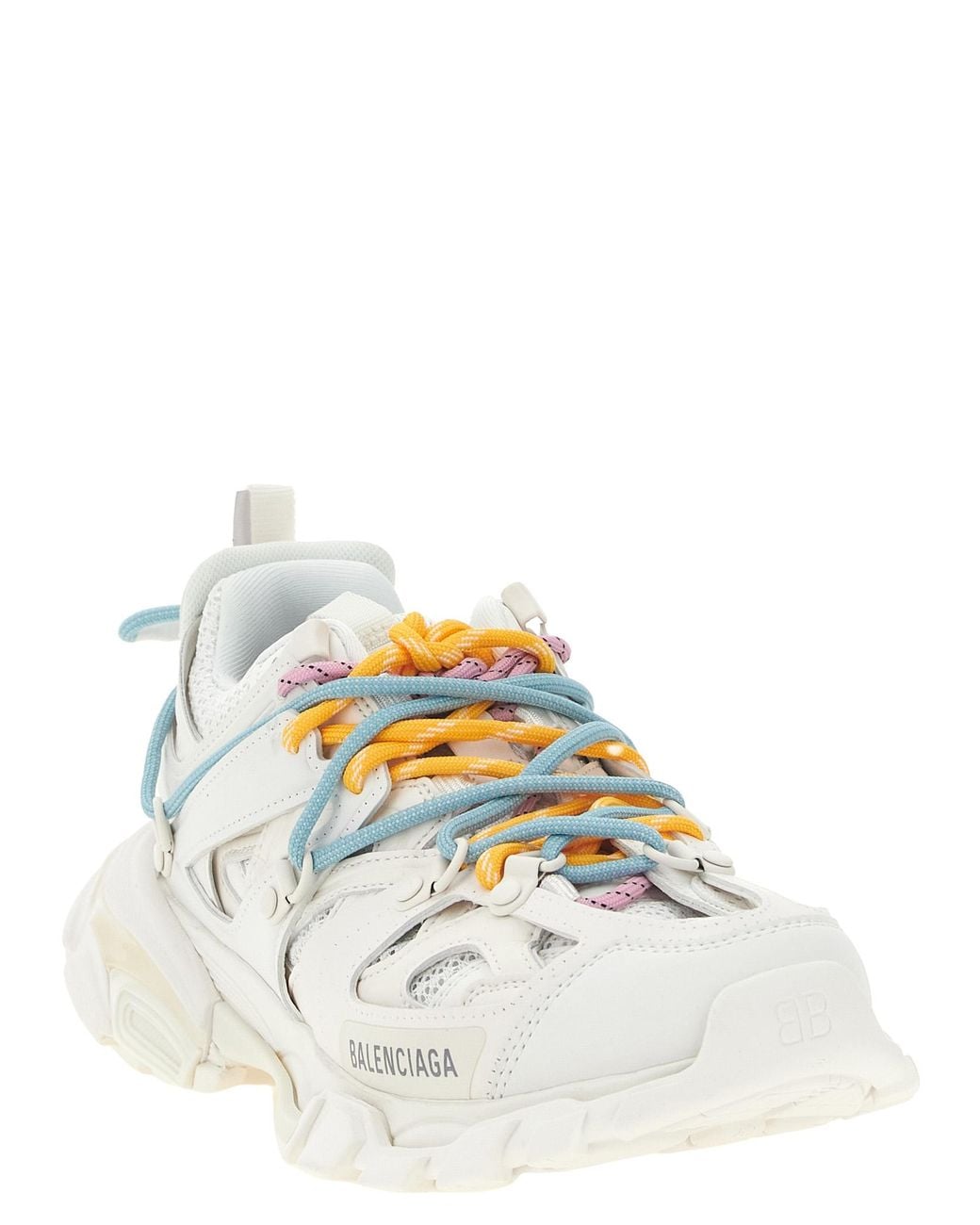 Balenciaga White 'Track Trail Laces' Sneakers