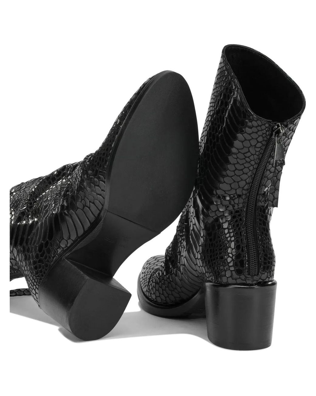 Strategia Black Boots & Ankle Boots