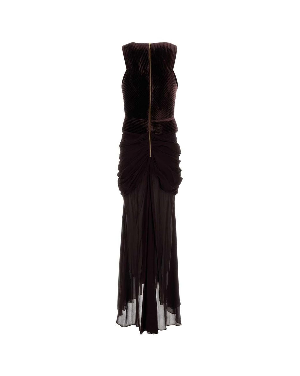 Zimmermann Black Valiant Draped Slinky Gown