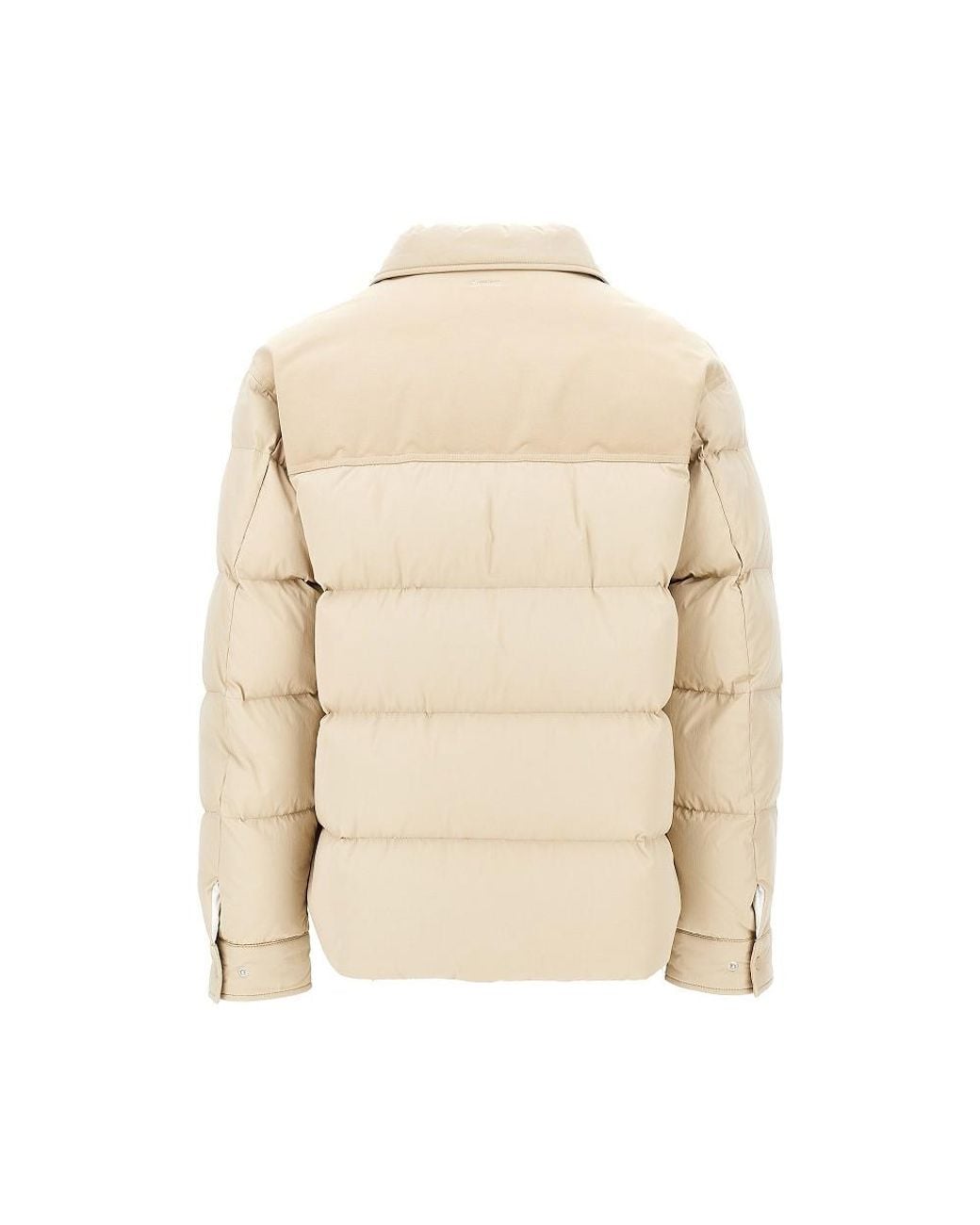 Herno Natural Cotton-Blend Down Jacket for men