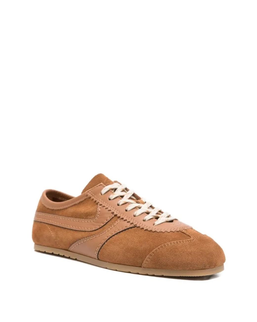 Dries Van Noten Brown Leather Sneaker