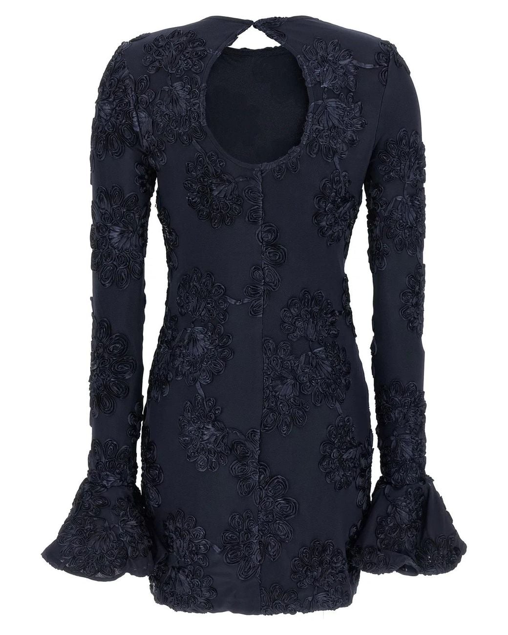 ROTATE BIRGER CHRISTENSEN Blue Rotate Birger Christensen '3D Mesh Mini' Dress