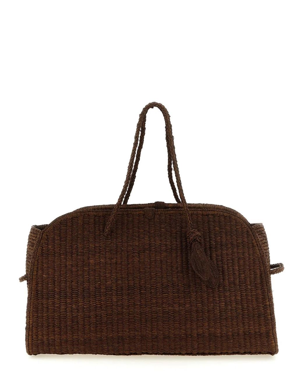 Jacquemus Brown 'Le Grand Turismo Raphia' Shopping Bag