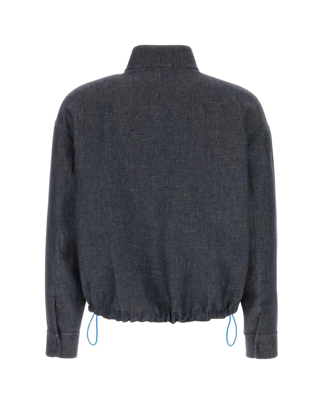 Fendi Blue Denim Reversible Jacket for men