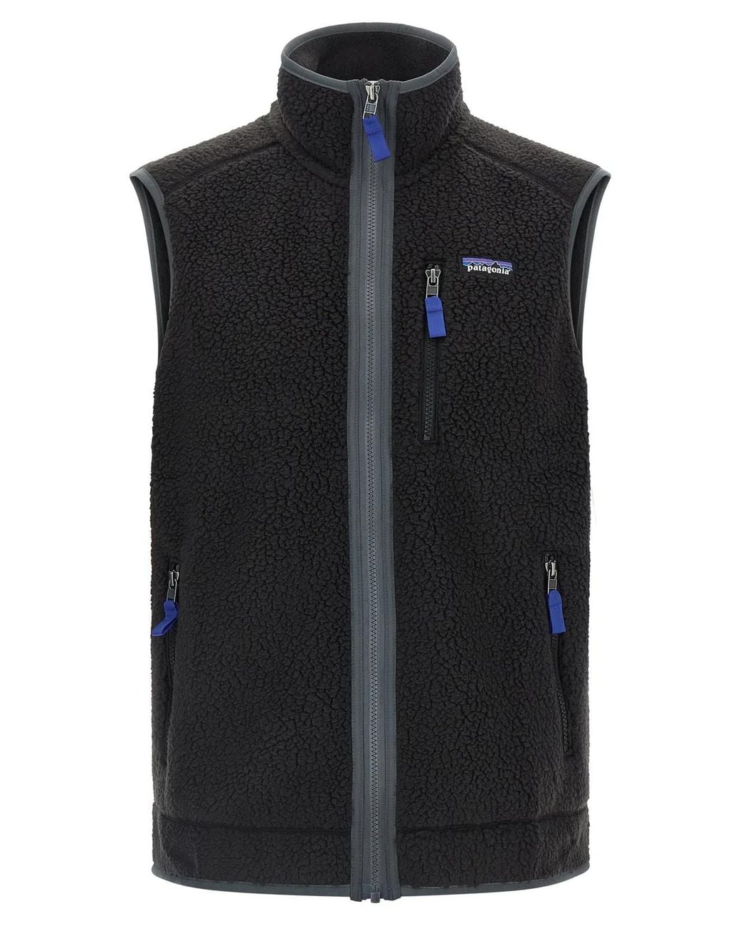 Patagonia Black Retro Pile' Vest for men