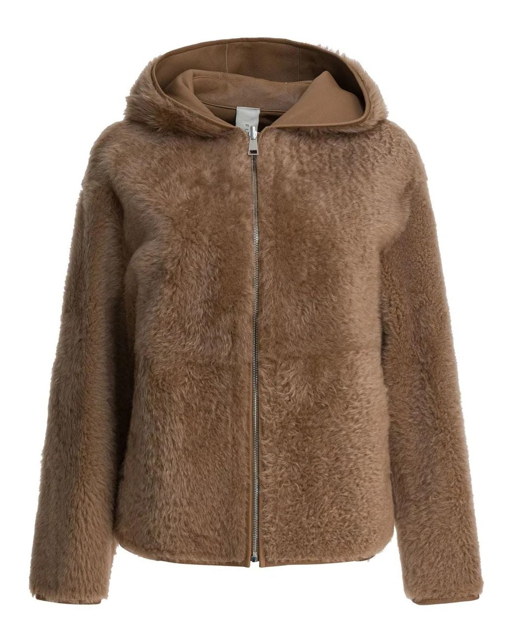 FURLING BY GIANI Brown Calfskin Jacket