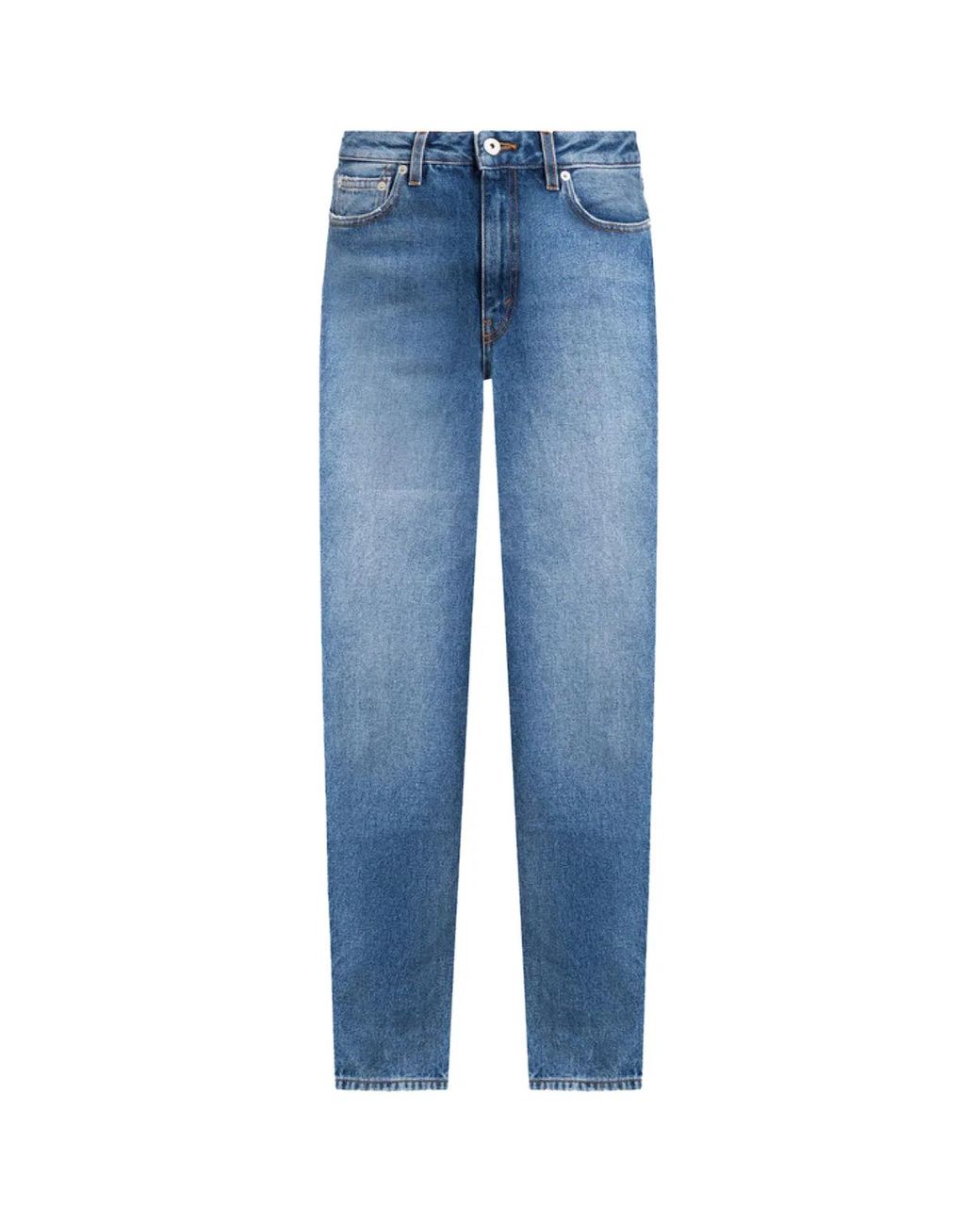 Heron Preston Blue 5 Pockets Slim Fit Jeans