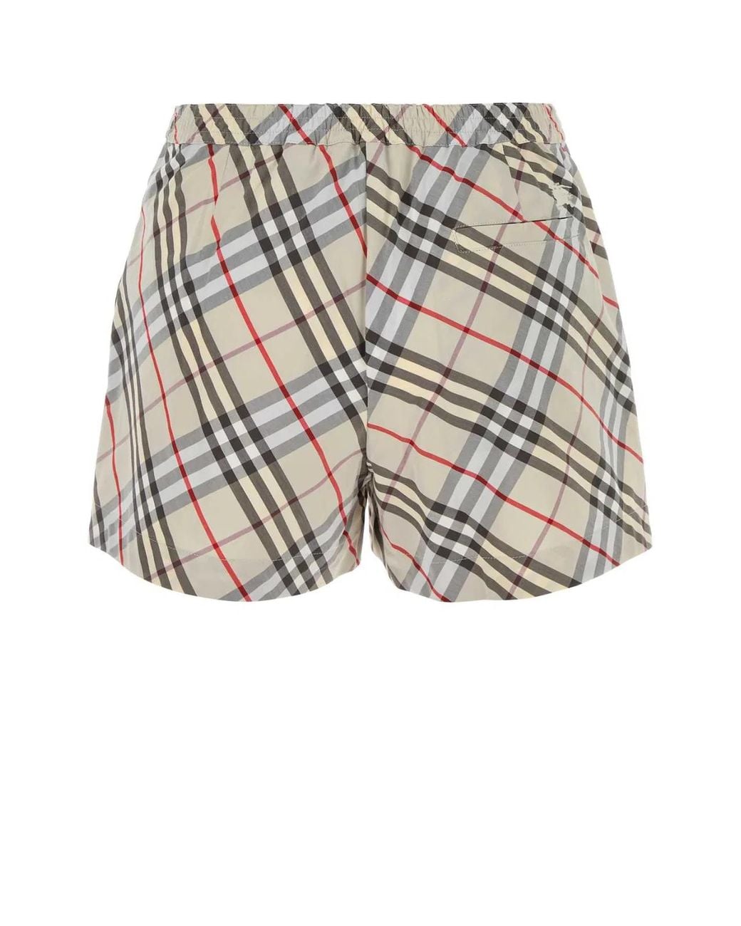 Burberry Multicolor Embroidered Poplin Shorts