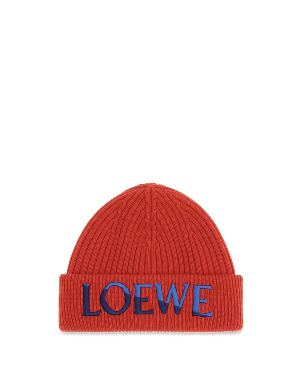 Loewe Red Wool Beanie