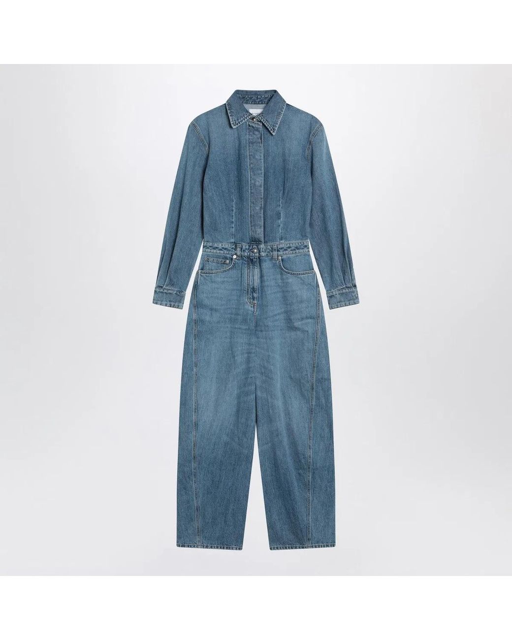 Givenchy Blue Denim Jumpsuit