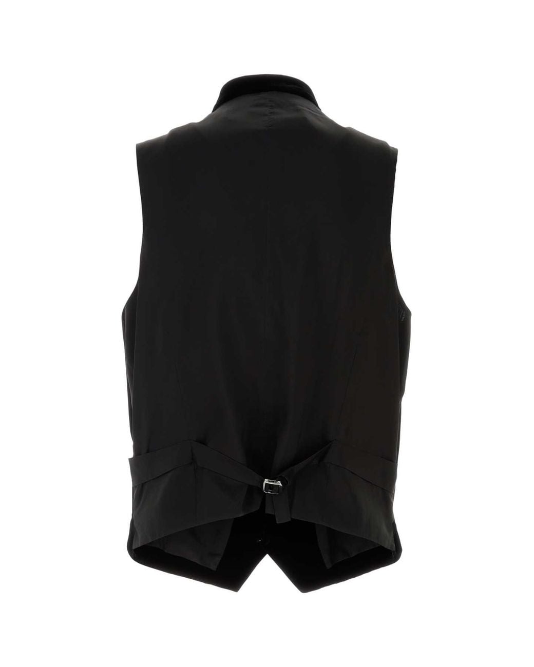 Giorgio Armani Black Velvet Vest for men